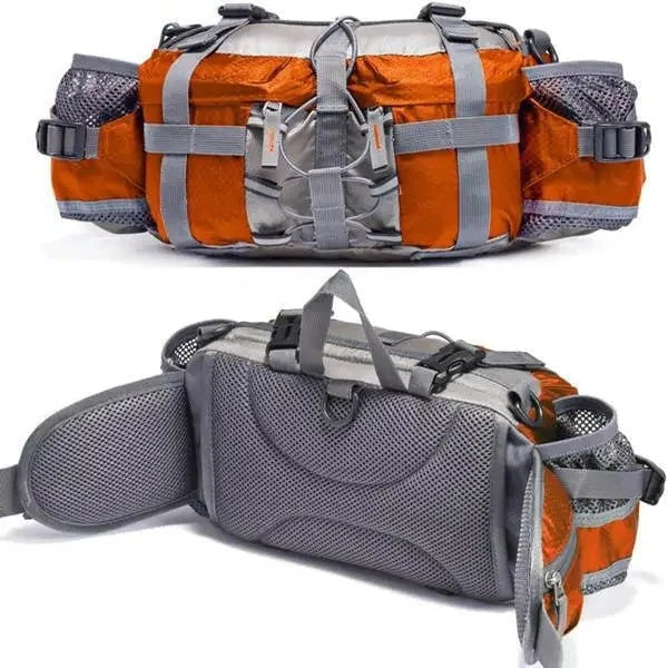 Running Waist Bag Water-Resistant No-Bounce Dual Bottle Holders