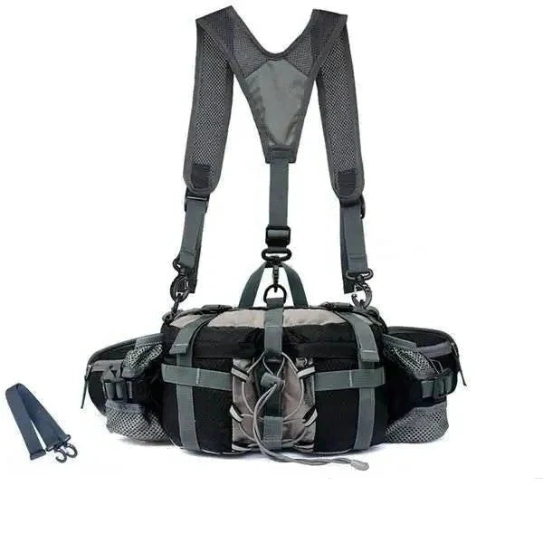 Running Waist Bag Water-Resistant No-Bounce Dual Bottle Holders