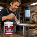 Rust-Converting Paint Metallic One-Coat Brush Included