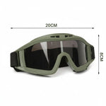 Safety Goggles Impact-Resistant Polycarbonate Lenses Adjustable Strap & Padded Fit