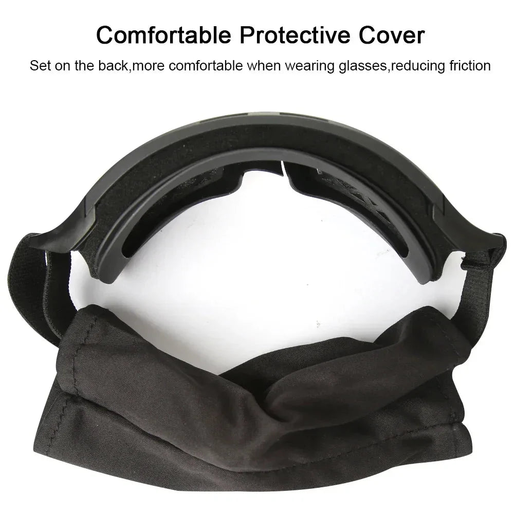 Safety Goggles Impact-Resistant Polycarbonate Lenses Adjustable Strap & Padded Fit