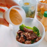 Salad Cup BPA-Free Built-In Fork Dressing Holder