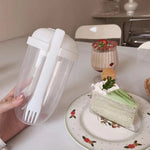 Salad Cup BPA-Free Built-In Fork Dressing Holder