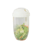 Salad Cup BPA-Free Built-In Fork Dressing Holder