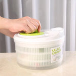 Salad Spinner Hand-Crank 5.3 Qt Colander Basket