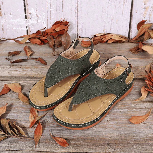 Sandals 3-Arch Orthotic Cushioned Footbed Non-Slip Sole