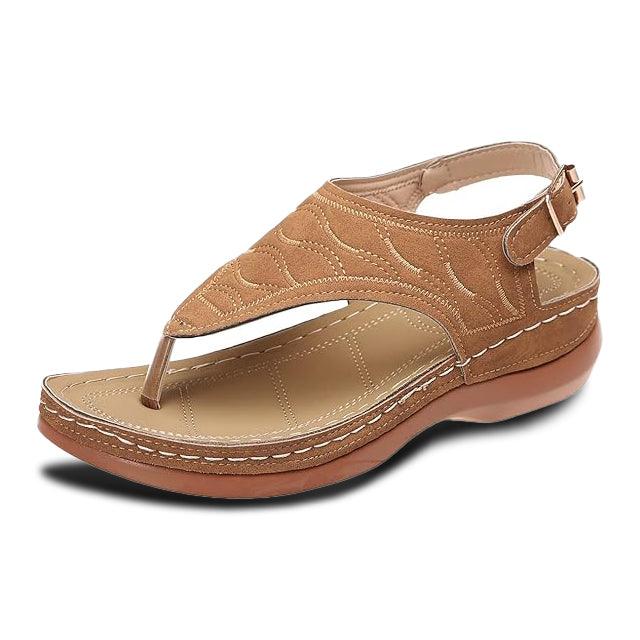 Sandals 3-Arch Orthotic Cushioned Footbed Non-Slip Sole