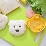 Sandwich Cutter & Sealer Bear Shape BPA-Free Plastic