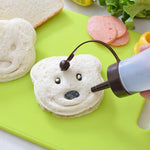 Sandwich Cutter & Sealer Bear Shape BPA-Free Plastic