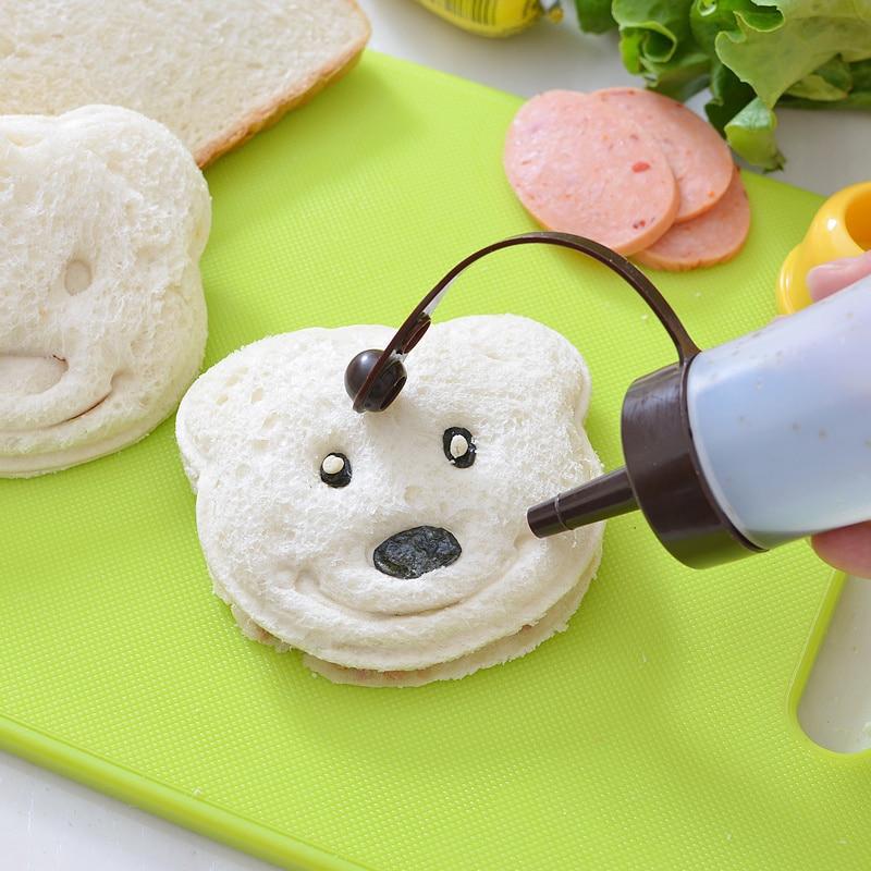 Sandwich Cutter & Sealer Bear Shape BPA-Free Plastic