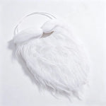Santa Beard Long Curly Synthetic Adjustable Band