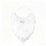 Santa Beard Long Curly Synthetic Adjustable Band