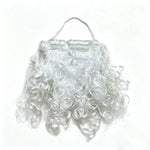 Santa Beard Long Curly Synthetic Adjustable Band