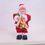 Santa Claus Figurine Hand-Painted Saxophone Tabletop Decor