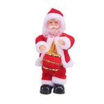 Santa Claus Figurine Hand-Painted Saxophone Tabletop Decor