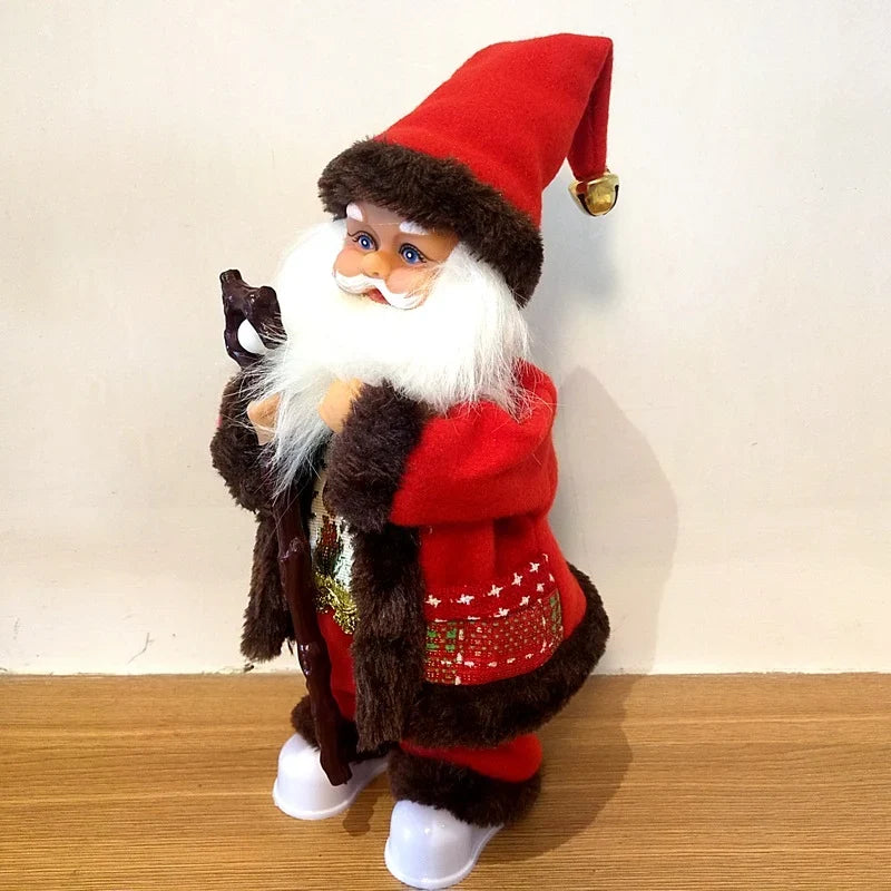 Santa Claus Figurine Handcrafted Durable Holiday Decor