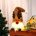 Santa Claus Figurine Soft-Glow LED Easy-Care Fabric