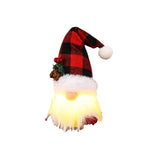 Santa Claus Figurine Soft-Glow LED Easy-Care Fabric