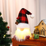 Santa Claus Figurine Soft-Glow LED Easy-Care Fabric