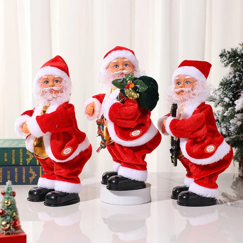 Santa Doll Premium Fabric Fluffy Beard Indoor & Outdoor