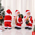 Santa Doll Premium Fabric Fluffy Beard Indoor & Outdoor