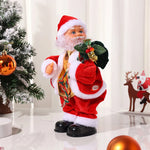Santa Doll Premium Fabric Fluffy Beard Indoor & Outdoor