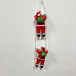 Santa Figure Ladder-Attached Indoor & Outdoor 10 Inch