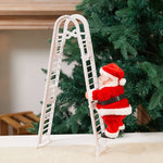 Santa Figure Plush Fabric Jingle Bells