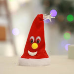 Santa Figure Plush Fabric Jingle Bells