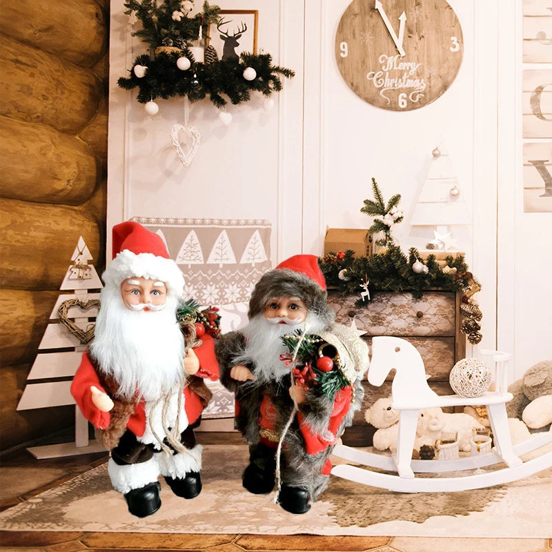 Santa Figurine Animated Dancing Tabletop & Shelf Display