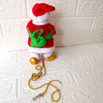Santa Figurine Compact Soft Plush LED Pearl Necklace