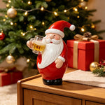 Santa Figurine Durable Polyresin Indoor & Outdoor