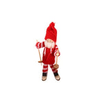 Santa Figurine Handmade Knit Suit & Soft Beard