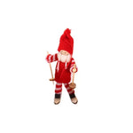 Santa Figurine Handmade Knitted Suit & Beard