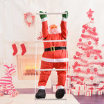 Santa Figurine Lifelike Climbing 35 Inch Weather-Resistant