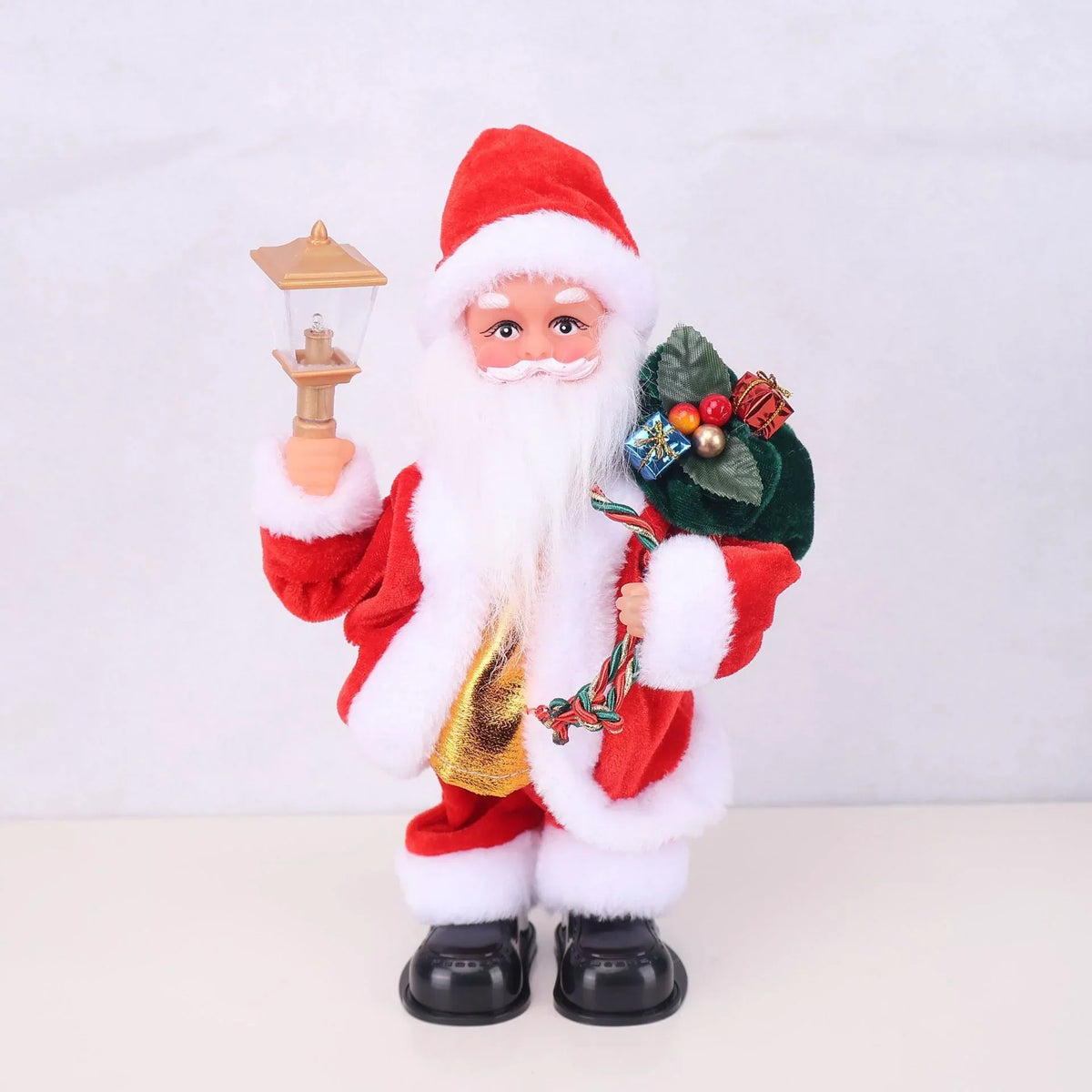 Santa Figurine Lifelike Detail With Lollipop