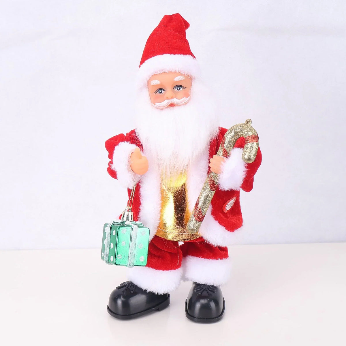 Santa Figurine Lifelike Detail With Lollipop
