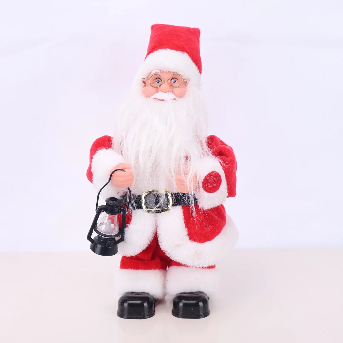Santa Figurine Lifelike Detail With Lollipop