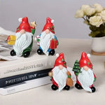 Santa Figurine Moisture-Resistant Tabletop With Accessories