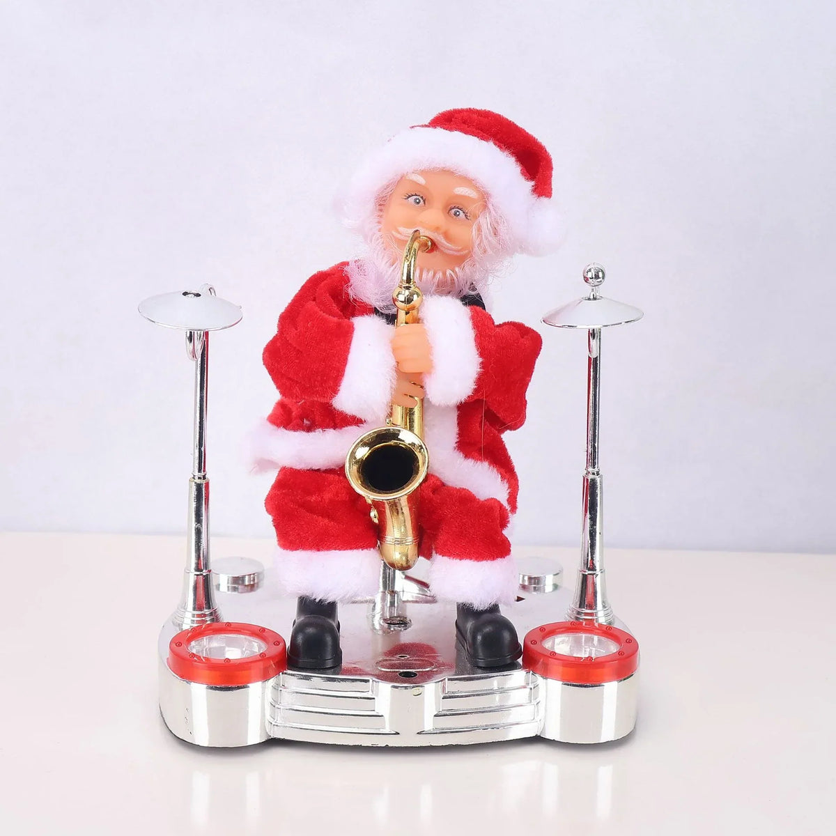 Santa Figurine Sculpted Detail With Lollipop