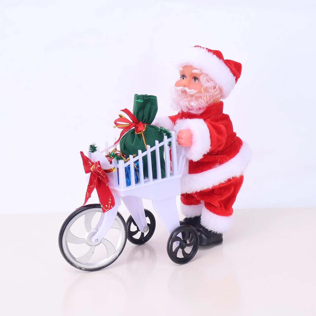 Santa Figurine Sculpted Detail With Lollipop