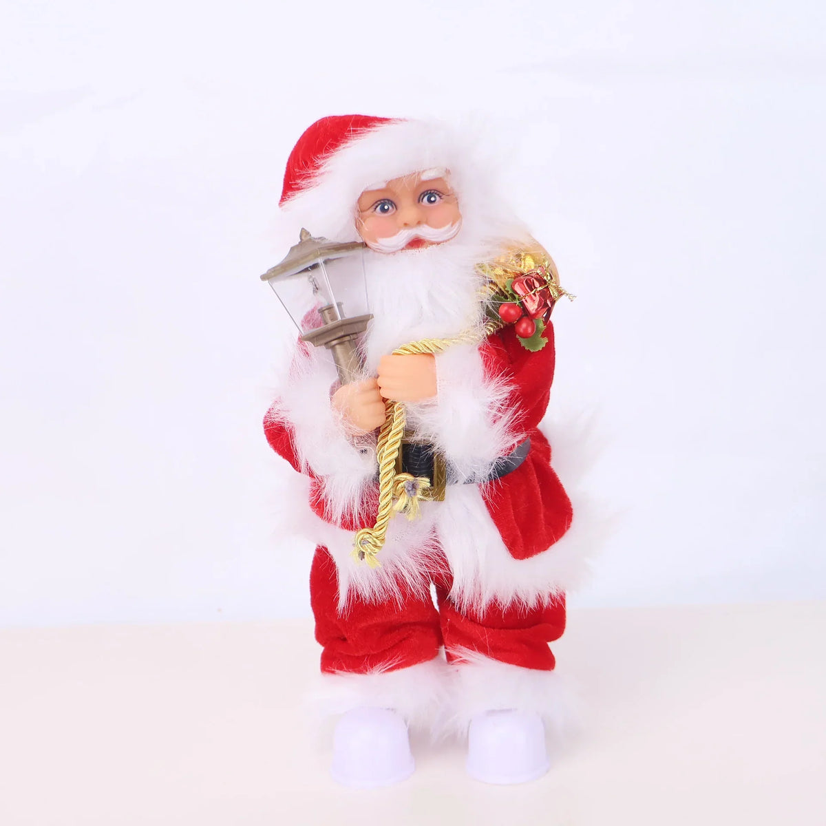 Santa Figurine Sculpted Detail With Lollipop