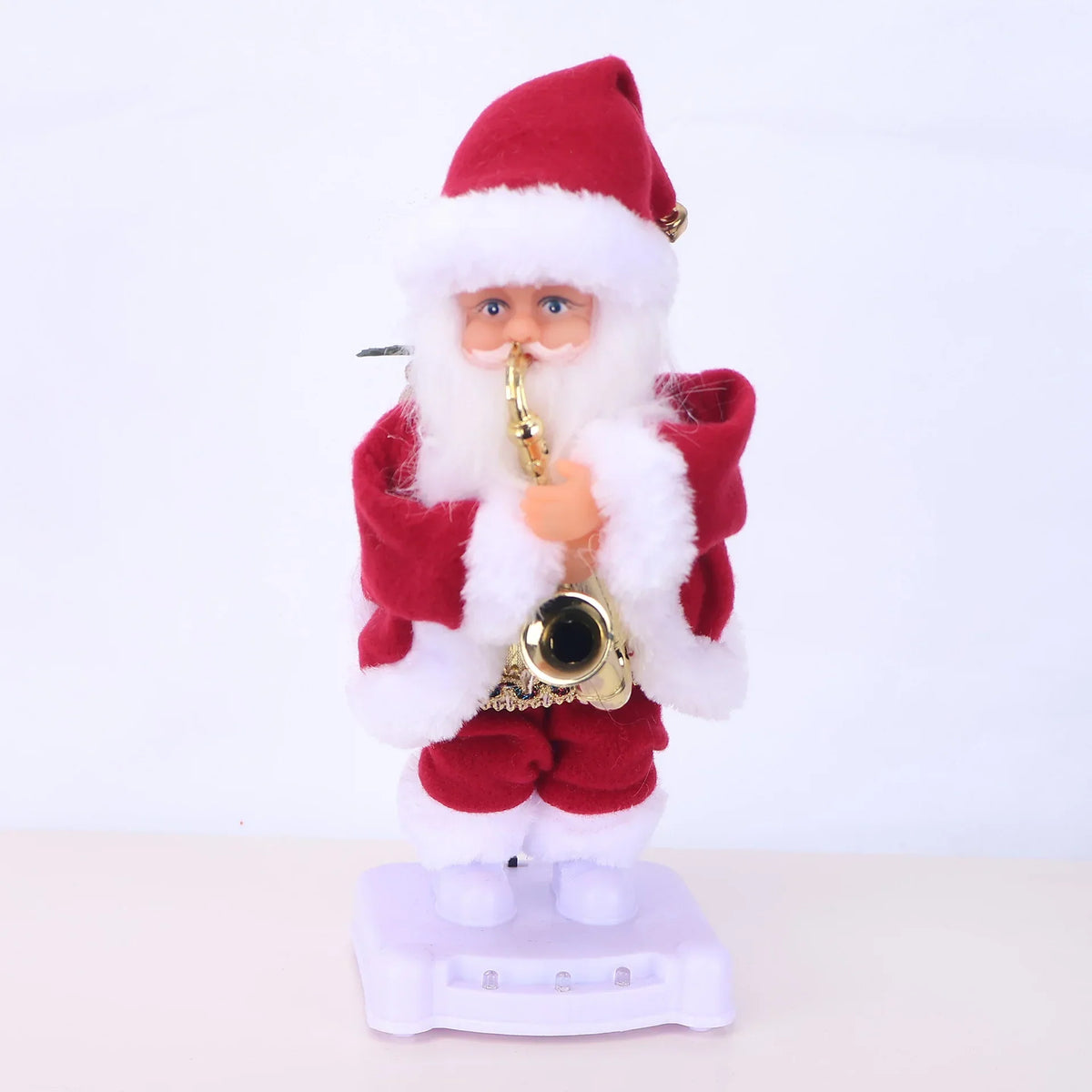 Santa Figurine Sculpted Detail With Lollipop