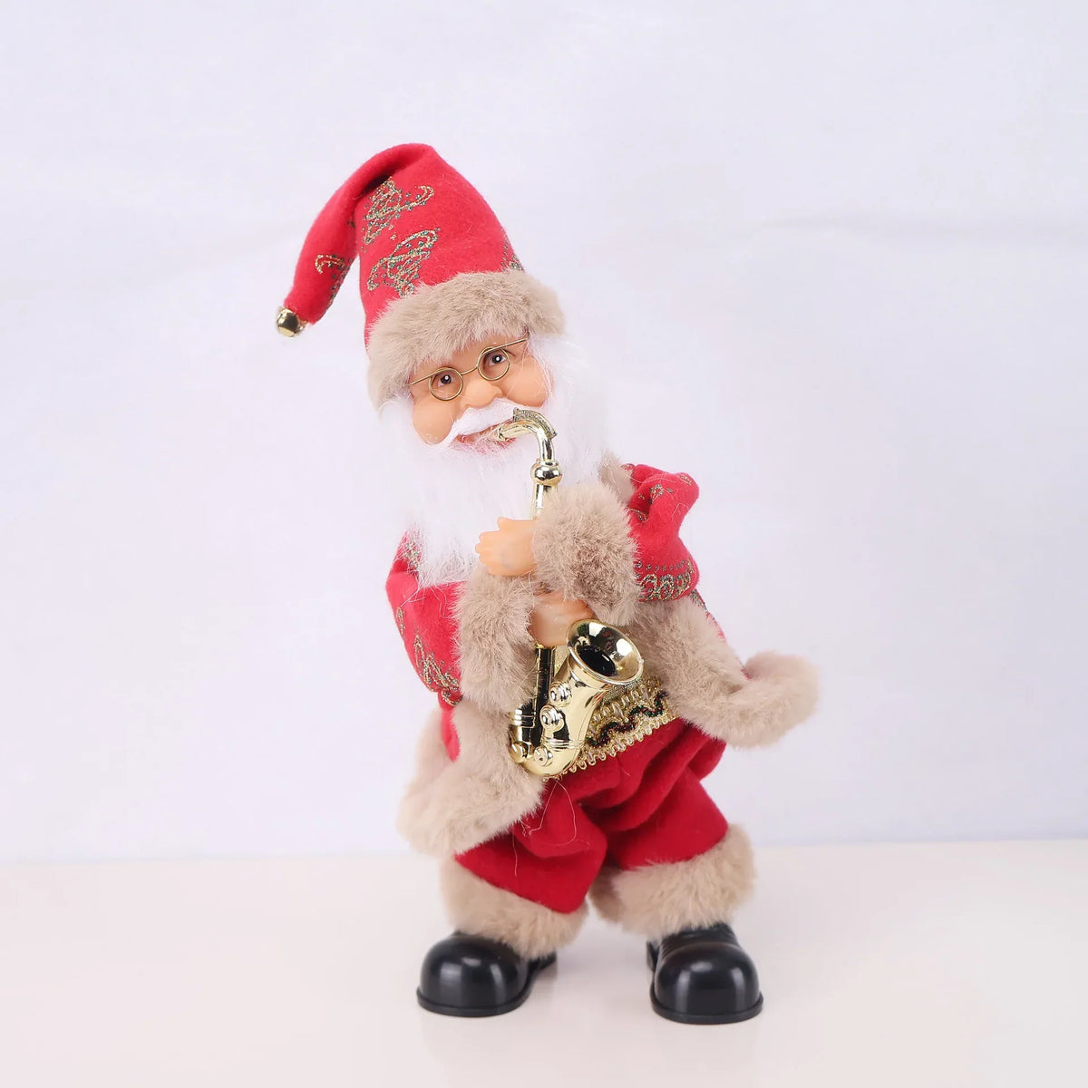 Santa Figurine Sculpted Detail With Lollipop