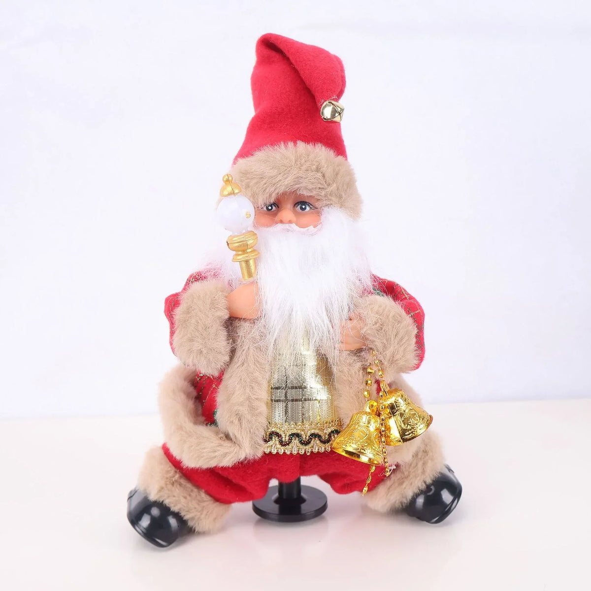 Santa Figurine Sculpted Detail With Lollipop