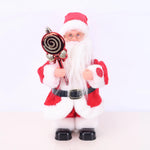 Santa Figurine Sculpted Detail With Lollipop