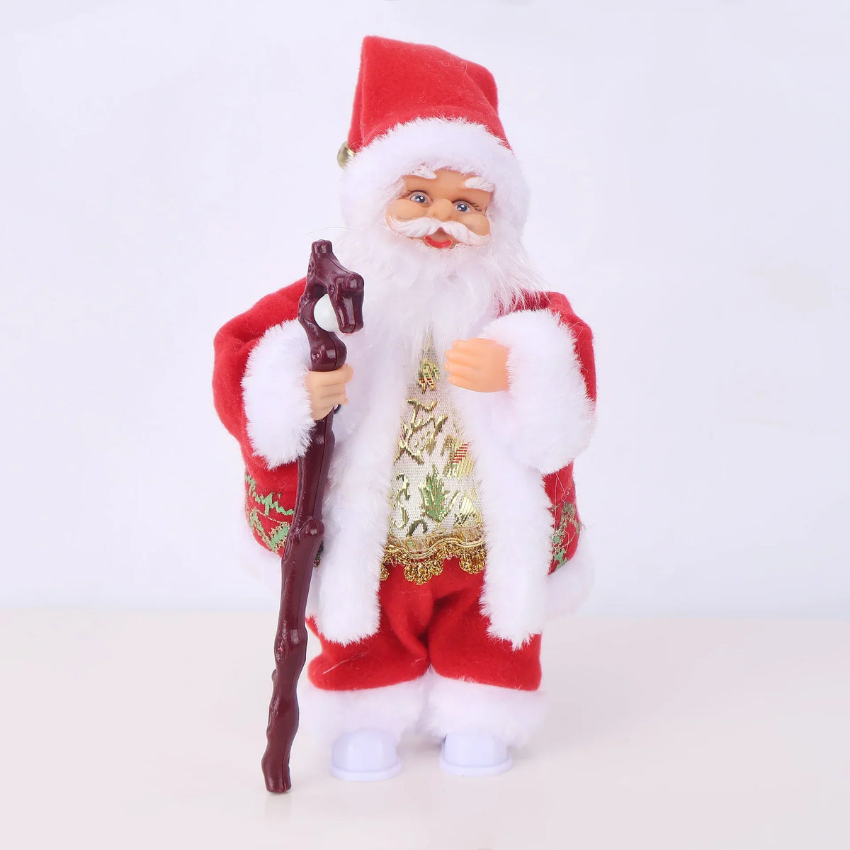 Santa Figurine Sculpted Detail With Lollipop