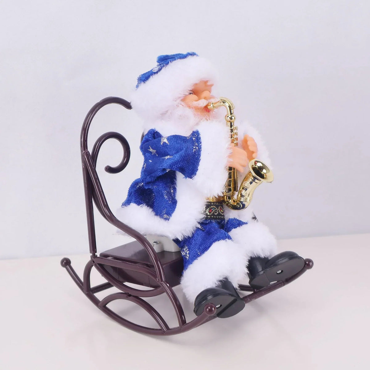 Santa Figurine Sculpted Detail With Lollipop