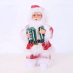 Santa Figurine Sculpted Detail With Lollipop