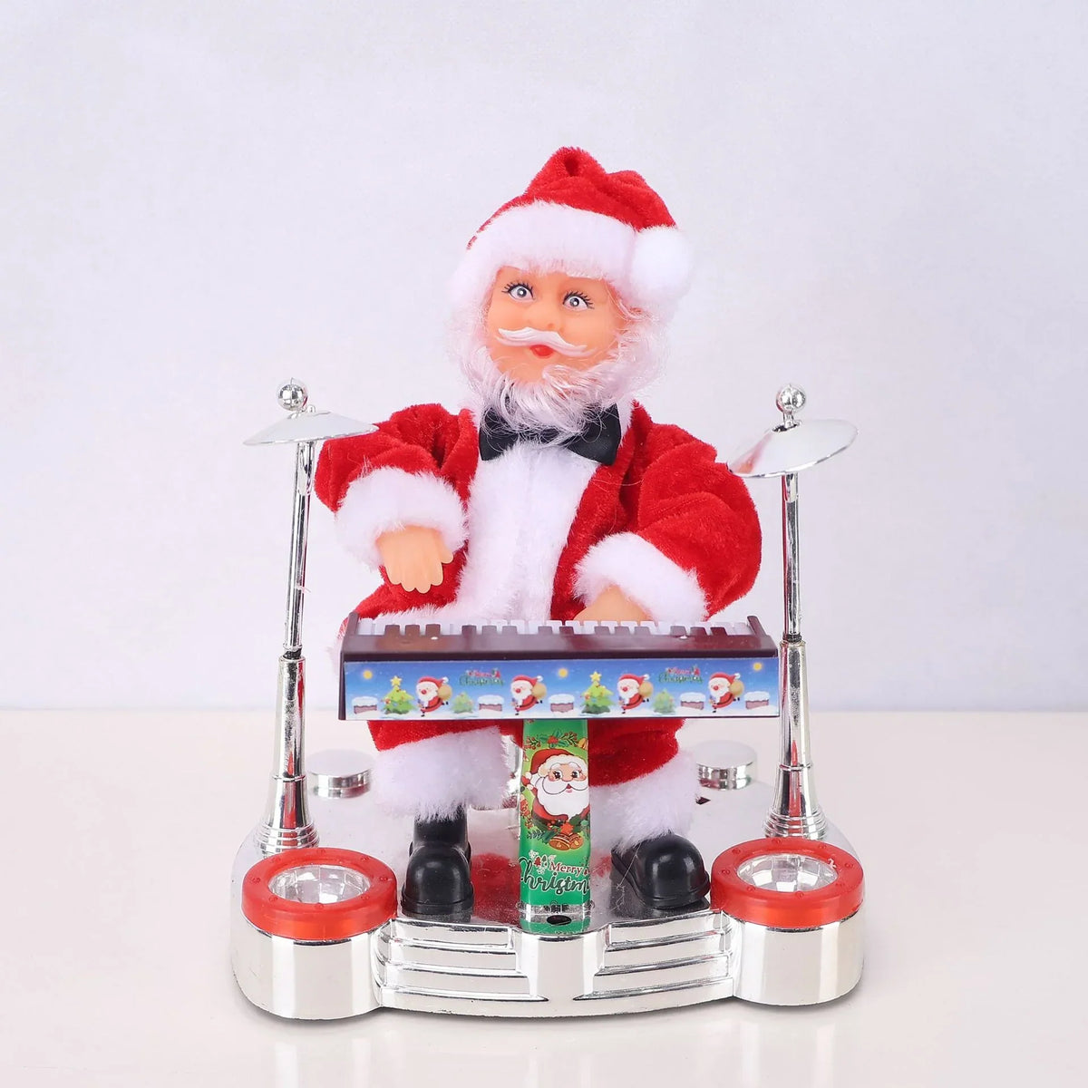 Santa Figurine Sculpted Detail With Lollipop